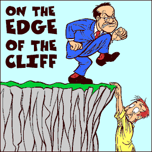 On the Edge of the Cliff